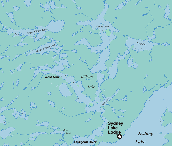 Kilburn Lake Map